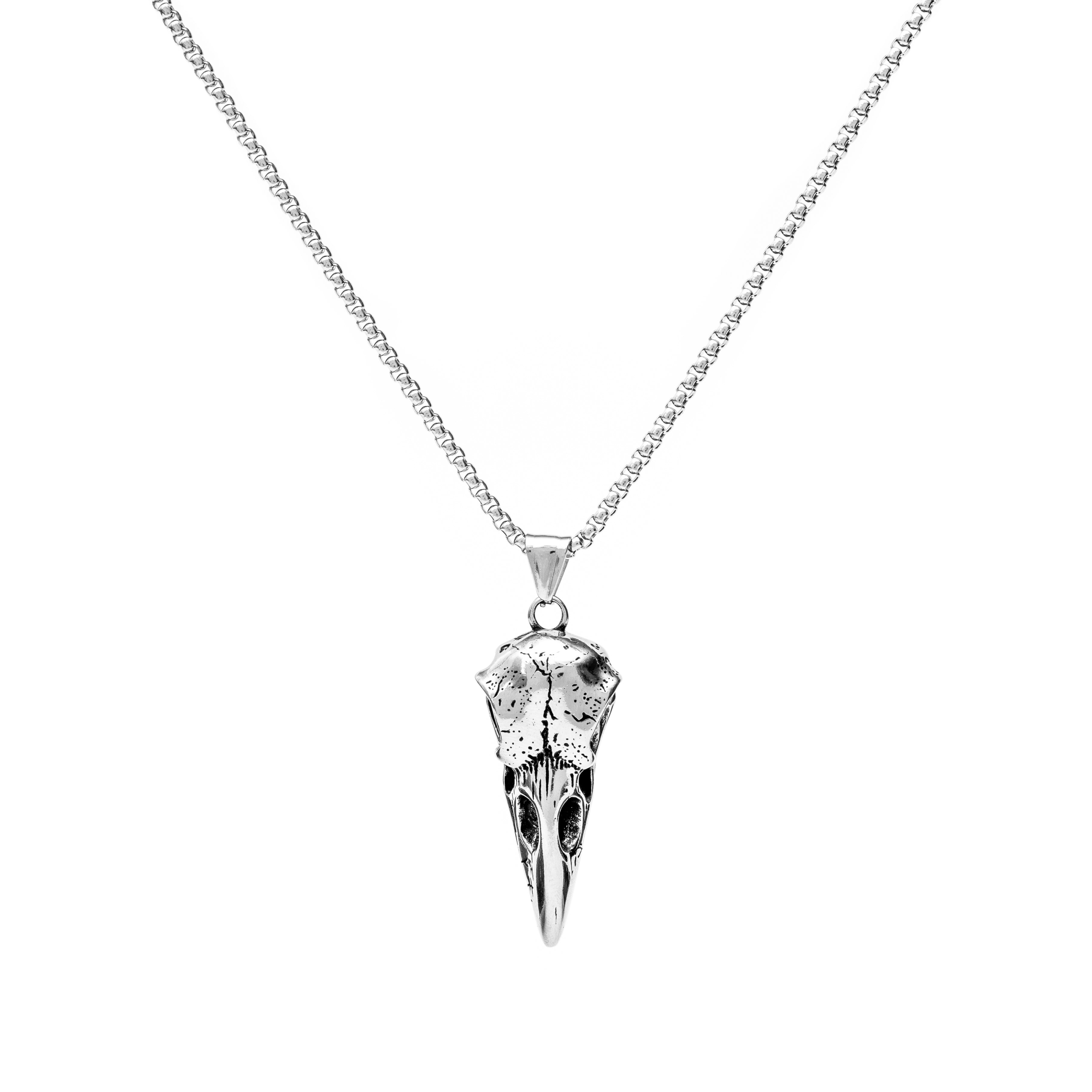 Raven Skull Pendant